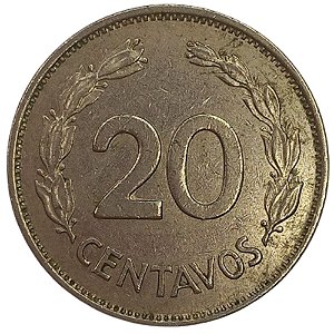 20 Centavos 1966 MBC Equador