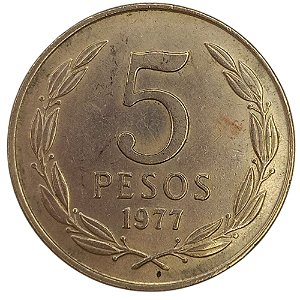 5 Pesos 1977 MBC Chile