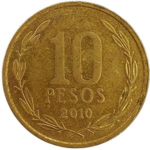 10 Pesos 2010 MBC Chile