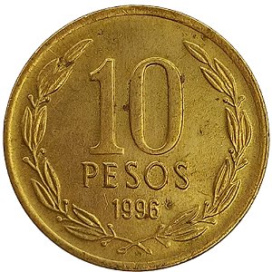 10 Pesos 1996 MBC Chile