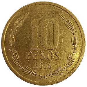 10 Pesos 2016 MBC Chile