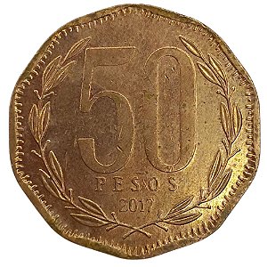 50 Pesos 2017 MBC Chile