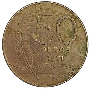 50 Pesos 1971 MBC Uruguai