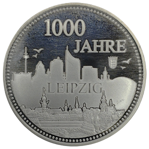 Medalha Comemorativa 2015 Alemanha, 1.000 Anos da Cidade de Leipzig