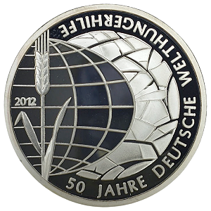 Medalha 2012 “50 Anos de Ajuda Mundial Alemã à Fome Souvenir