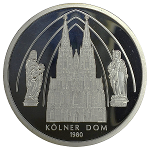 Medalha Kolner Dom 1980 Catedral de Colônia Alemanha Souvenir