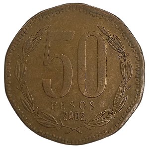 50 Pesos 2002 MBC Chile