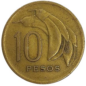 10 Pesos 1968 MBC Uruguai