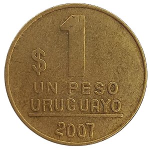 1 Peso 2007 MBC Uruguai
