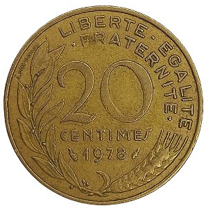 20 Cêntimos 1978 MBC França