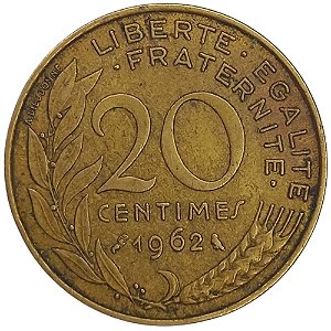 20 Cêntimos 1962 MBC França