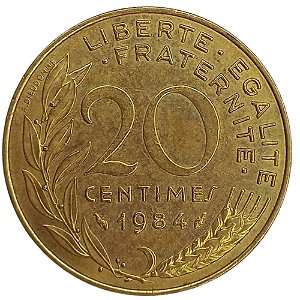 20 Cêntimos 1984 MBC França