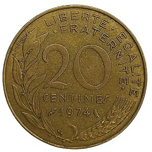 20 Cêntimos 1974 MBC França