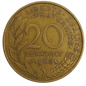 20 Cêntimos 1968 MBC França