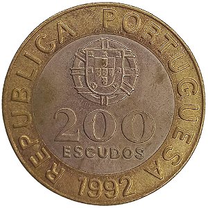 200 Escudos 1992 MBC Portugal