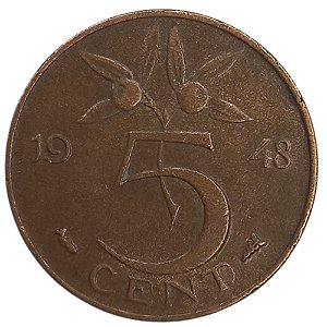 5 Cêntimos 1948 MBC Holanda