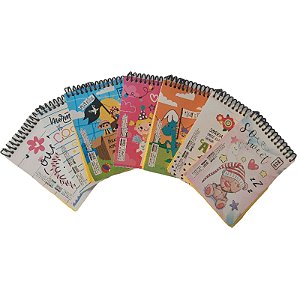 Kit 10 Bloco Anotações Bloquinho Recados Lembrete Listas