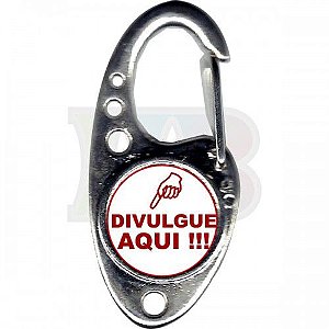 Chaveiros Mosquetão Com sua Arte Ref. 32
