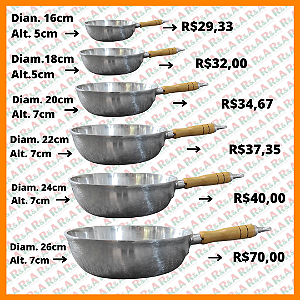 FORMA DE PUDIM N°12, 16, 20, 22 e 24 - R&A Artefatos de Metais