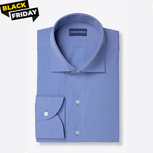 Camisa Social slim Azul #BlackFriday