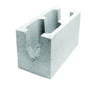 BLOCO CONCRETO CANALETA 09x19x39 4MPA