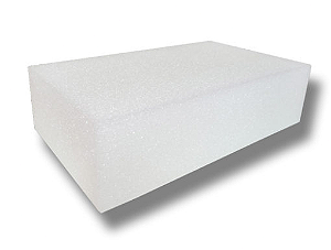 ESPUMA P/ LIMPEZA BLOCO 10x20x05cm D20 FORM ESPUMA