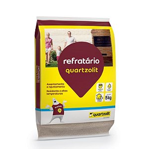 ARGAMASSA REFRATÁRIO TIJOLO 5kg QUARTZOLIT