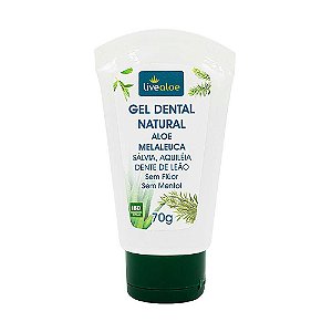 Gel Dental Natural Aloe Melaleuca 70g | LiveAloe