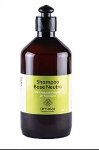 Shampoo Base Neutra 100% Natural e Vegano pH fisiológico Low e No Poo 500ml  | Ameize