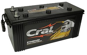 Bateria Cral 60Ah - CS60D: Positivo Direito (EcoSport, Prisma