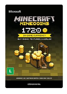 Minecoins 1720 Coins - Produto Oficial