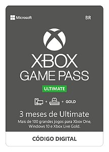 Xbox Game Pass Ultimate - assinatura 3 meses - Produto Oficial