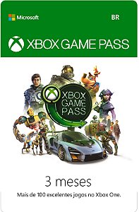 Xbox Game Pass - assinatura 3 meses - Produto Oficial