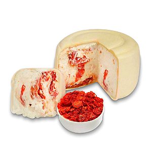 Queijo Trufado com Tomate Seco