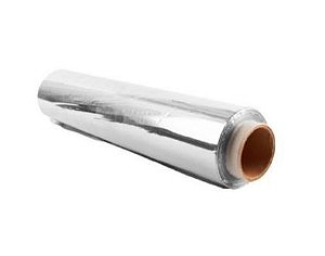 Bobina De Folha De Alumínio 0,10mm (100 micra) x 40cm Largura x 45 Metros