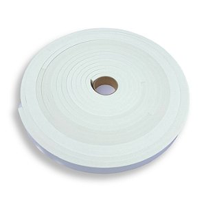 Fita de Vedação em EVA Branco - 10 mm x 30 mm x 10 metros