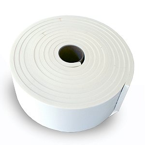 Fita de Vedação em EVA Branco - 10mm x 100mm x 5metros