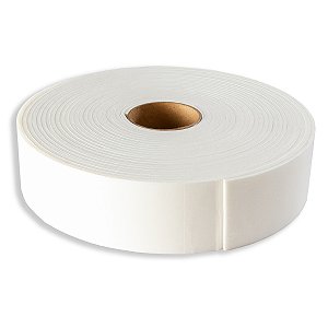 Fita de Vedação em EVA Branco - 3mm x 50mm x 10 metros