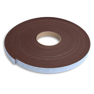 Fita de EVA Marrom Autoadesiva 05 mm x 20 mm x 10 metros