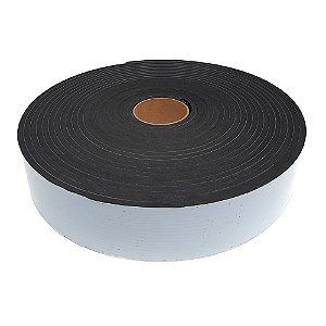 Fita de Vedação em Espuma de EPDM Preto - 5mm x 70mm x 10m