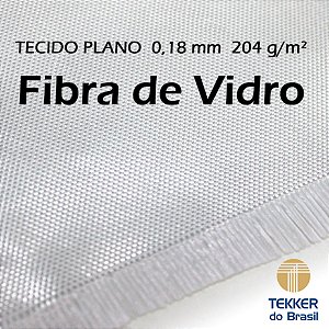 TECIDO DE FIBRA DE VIDRO PLANO 0,18mm