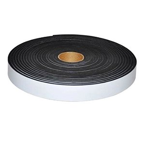 Fita de Vedação em Espuma de EPDM Preto - 6mm x 50mm x 10m