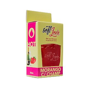 ÓLEO AROMA MORANGO COM CHAMP HOT 30mL