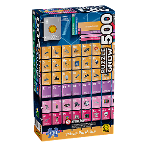 Puzzle 500 pecas Tabela Periodica