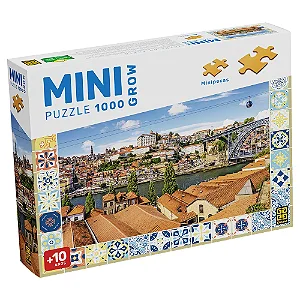 Mini Puzzle 1000 pecas Cidade do Porto