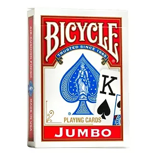 BARALHO BICYCLE JUMBO INDEX VERMELHO