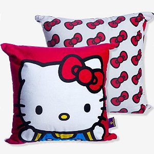 ALMOFADA FIBRA VELUDO 40X40CM HELLO KITTY  Ean :7908623023587