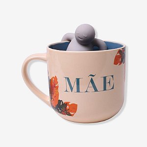 CANECA 350ML C/INFUSOR P/ CHA MAE GARDEN  Ean :7908623031247