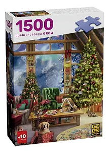 Quebra-cabeca 1500 pecas Noite Feliz