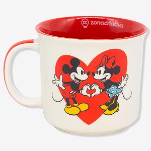 CANECA TOM 350ML MICKEY E MINNIE NAMORADOS  Ean :7908623021781
